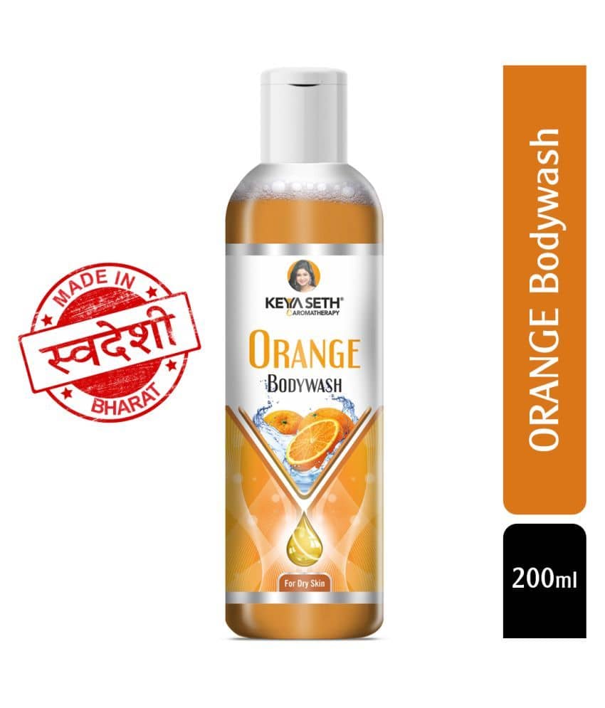 Keya Seth Aromatherapy Orange Essential Oil Orange Body Wash 400 mL Pack of 2