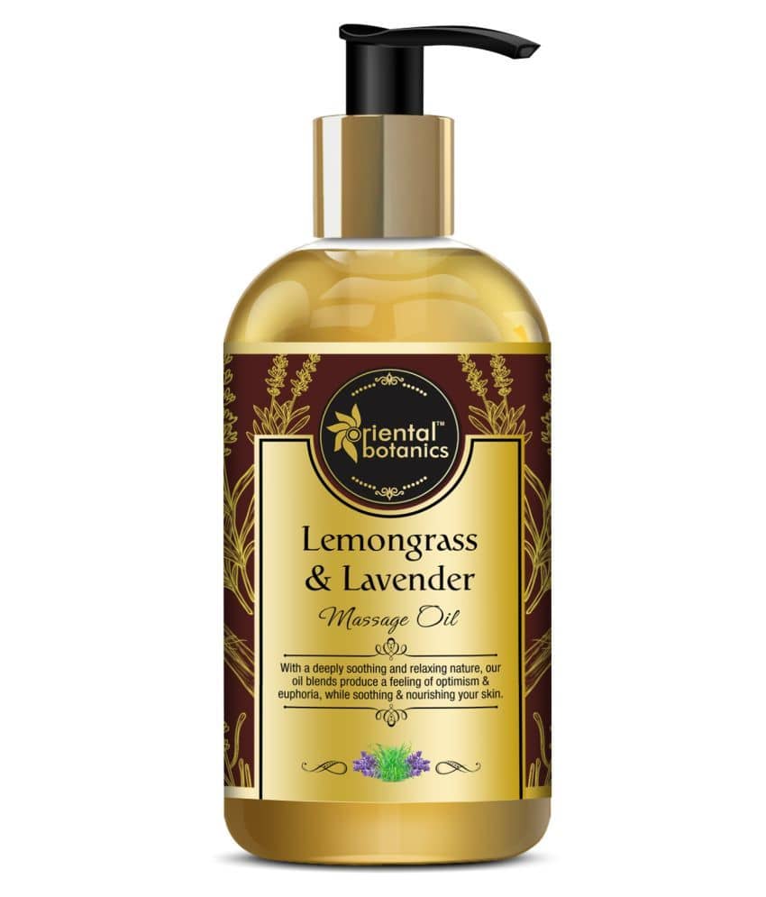Oriental Botanics Massage Lemongrass & Lavender Body Oil ( 200 mL )