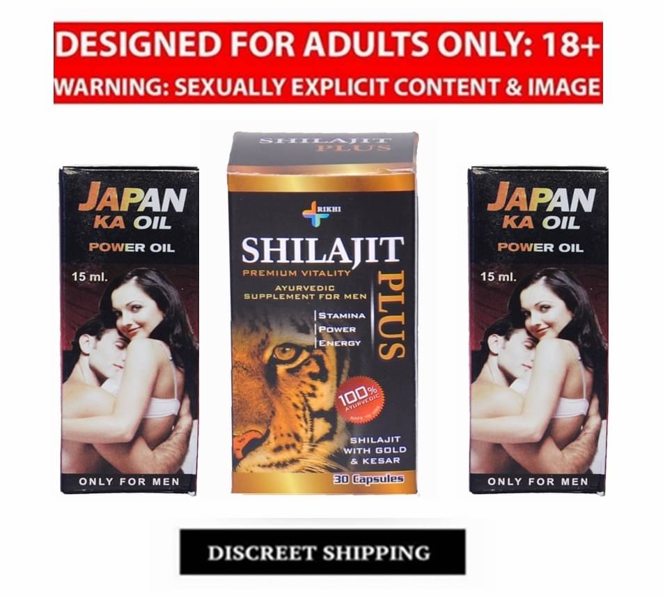 Rikhi Shilajit Plus Ayurvedic Capsule 30 no.s & Japan Ka oil 15 ml pack of 2 For Men Massage Oil Rikhi Shilajit Plus Ayurvedic Capsule 30 no.s & Japan Ka oil 15 ml pack of 2 For Men Massage Oil