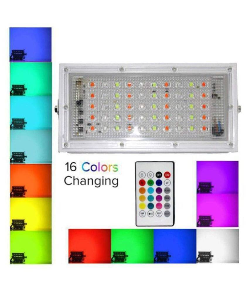     			Stylopunk 50 Watts IP 65 Flood Light RGB - Pack of 1
