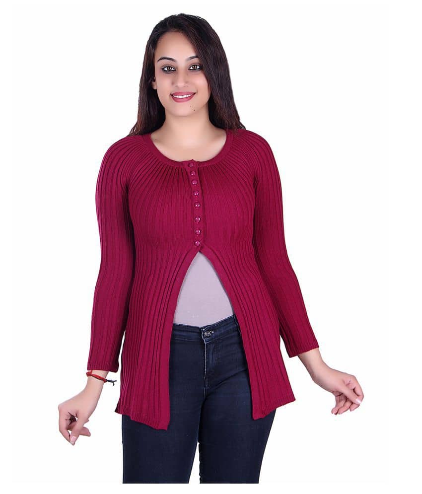 Ogarti Acrylic Shrugs - Maroon