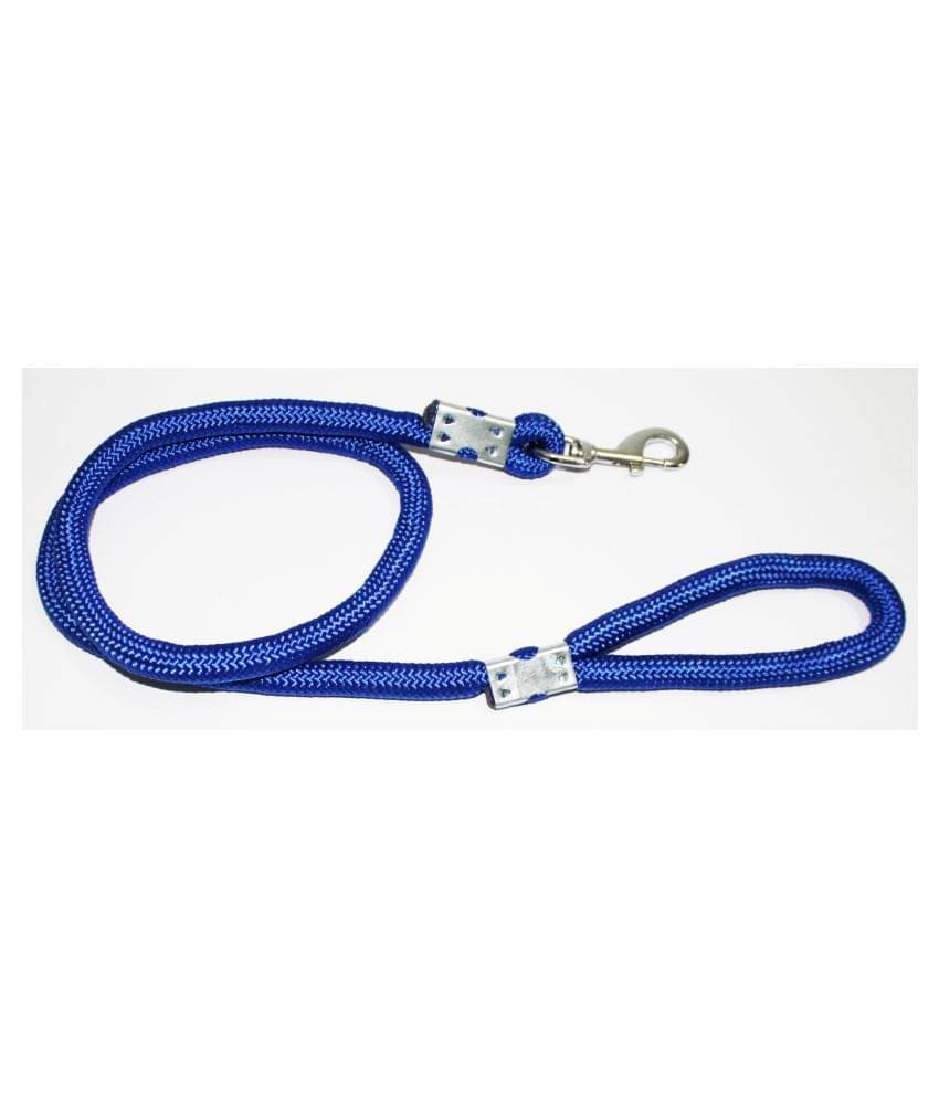     			Petshop7 Premium Quality Strong & Durable Dog Leash Blue Rope 12mm Length - 58inch