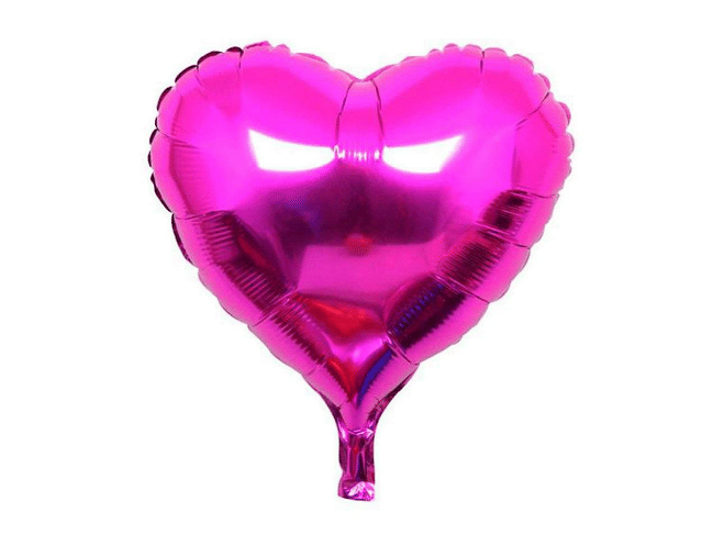     			Blooms Mall Heartbeat Heart shape Foil Balloon  (Pink)