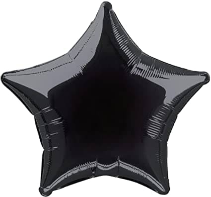     			Blooms Mall Twinkling star shape foil Balloon (Black)