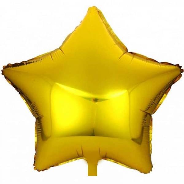     			Blooms Mall Twinkling star shape foil Balloon ( Golden)