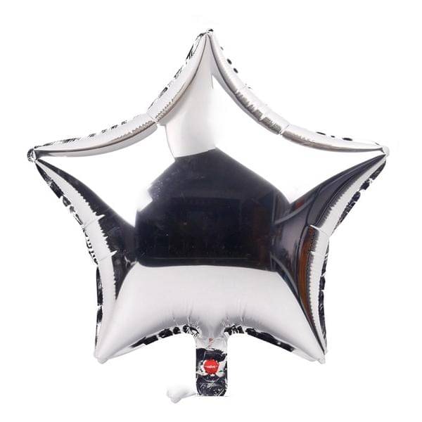     			Blooms Mall Twinkling star shape foil Balloon ( Silver)