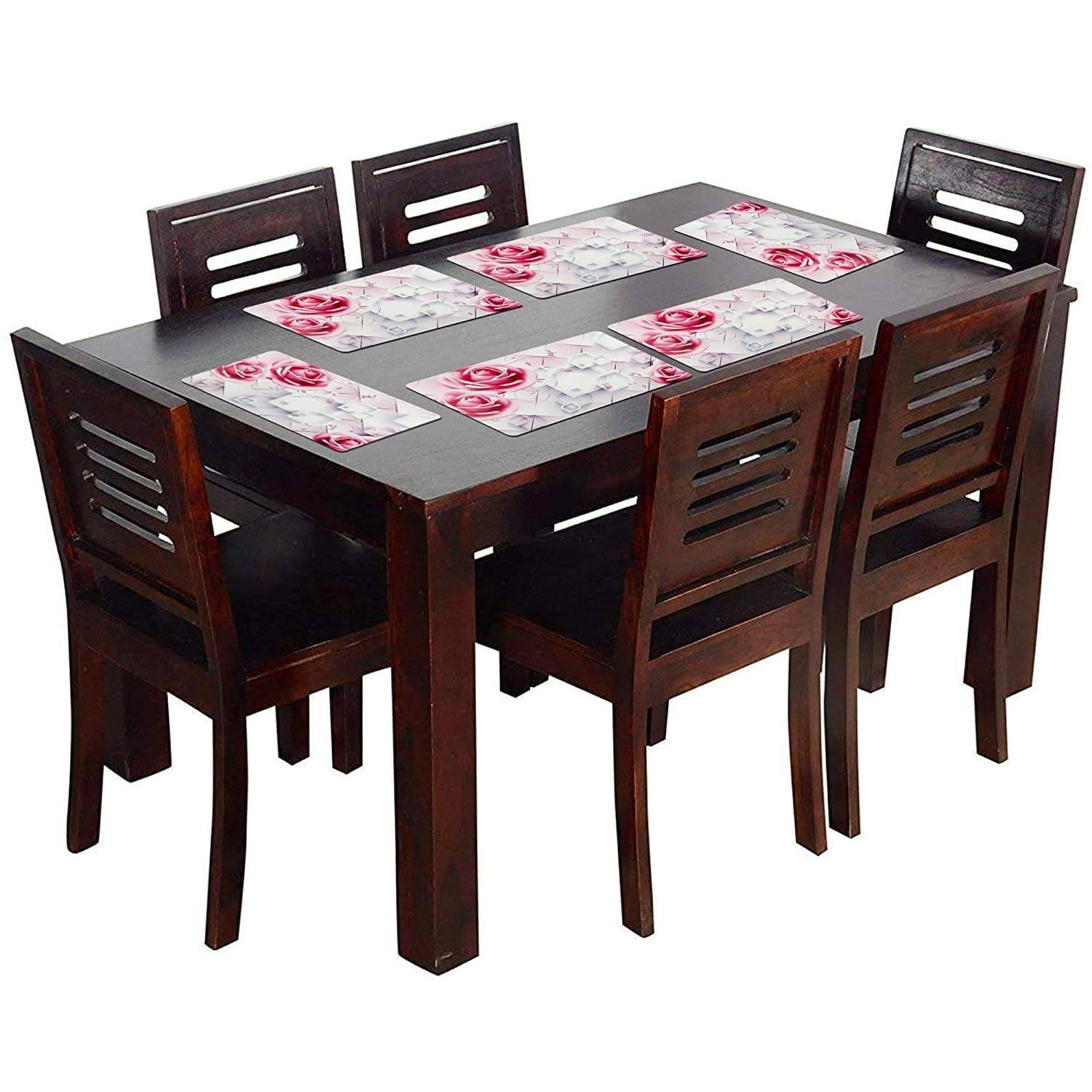     			Revexo Set of 6 PVC Table Mats