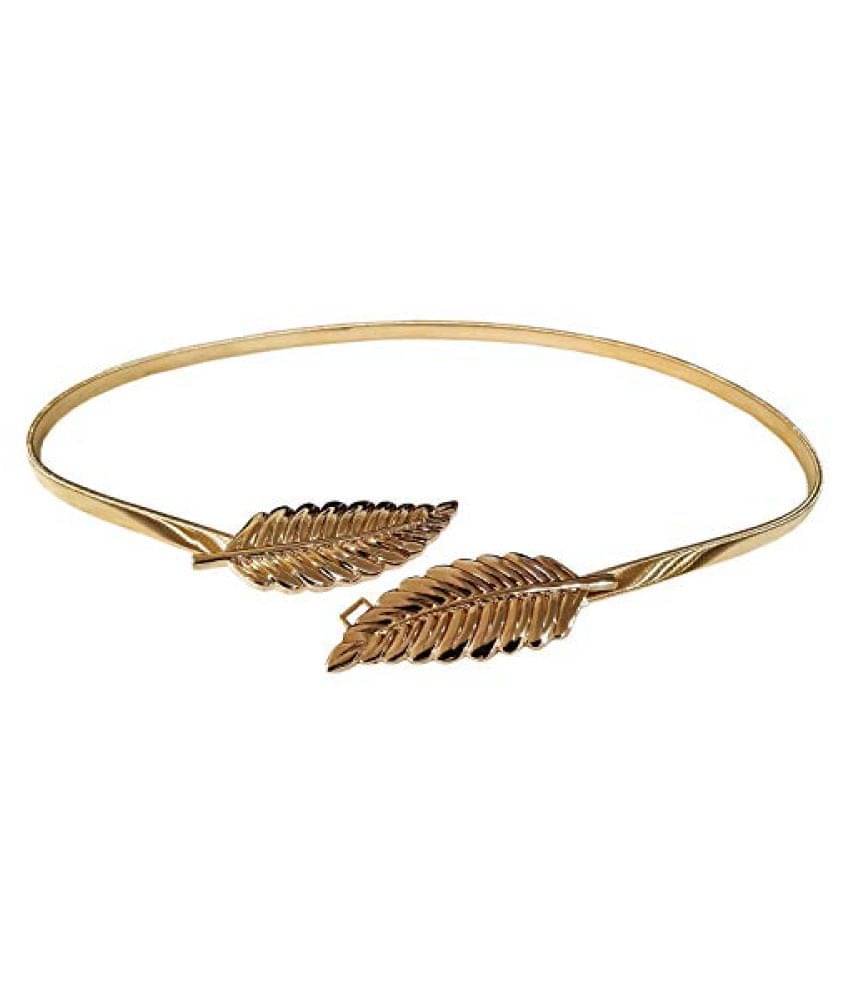 Livisorb Women's Stretchable Metallic Belt (BL4039, Golden, Free Size) Livisorb Women's Stretchable Metallic Belt (BL4039, Golden, Free Size)