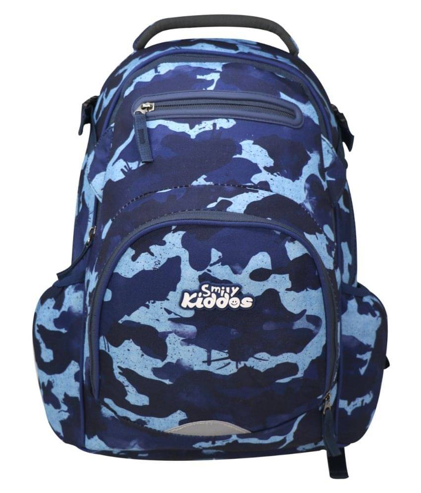     			Smily Kiddos 25 Ltrs Blue School Bag for Boys & Girls
