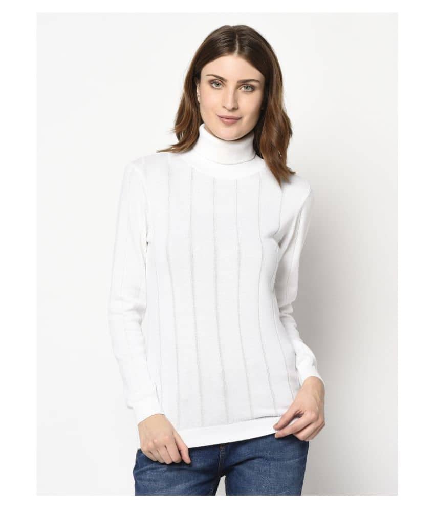 98 Degree North Cotton White Pullovers