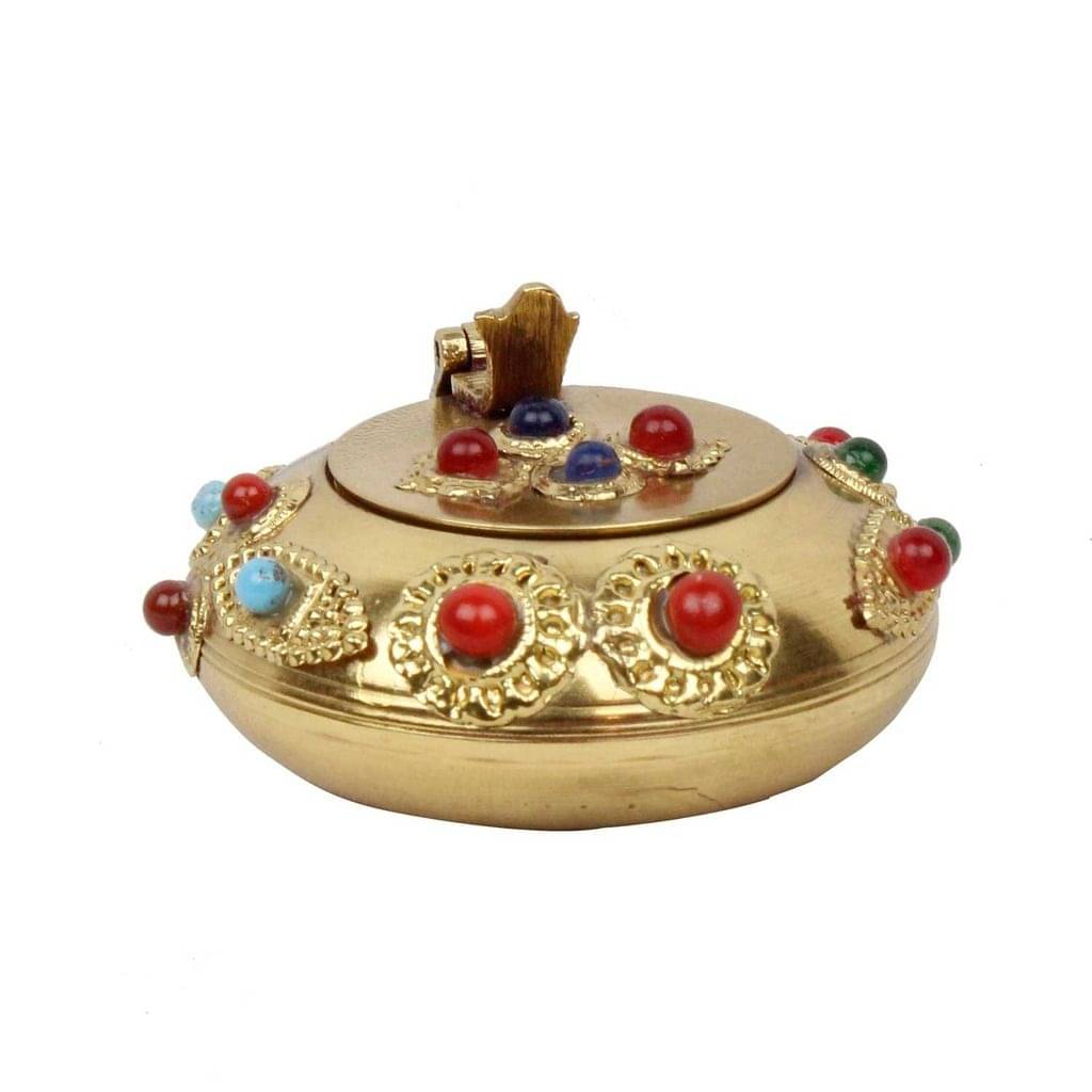 Laxmi Collection Multicolour Brass Handicraft Showpiece - Pack of 1 Laxmi Collection Multicolour Brass Handicraft Showpiece - Pack of 1