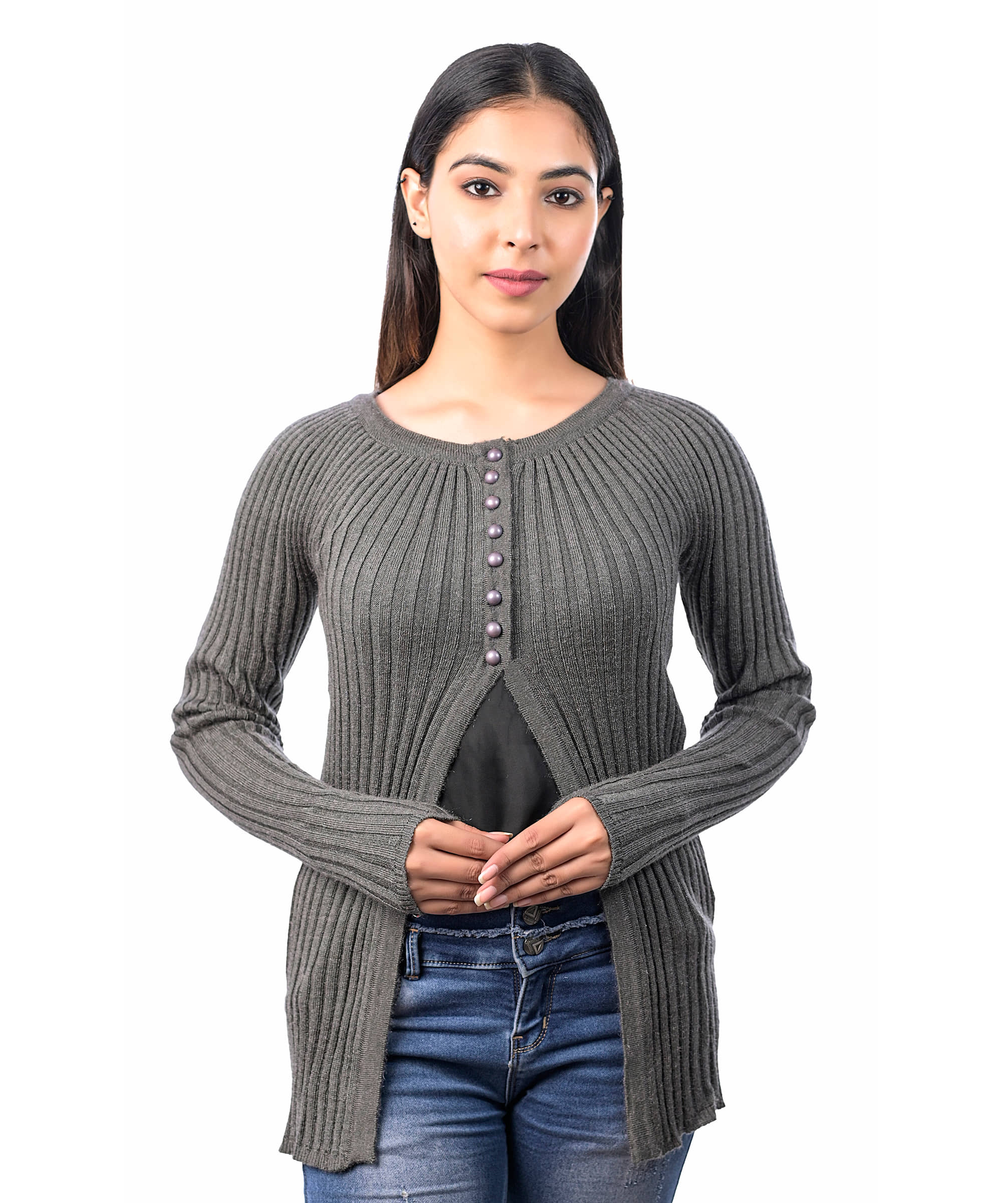 Ogarti Woollen Shrugs - Grey