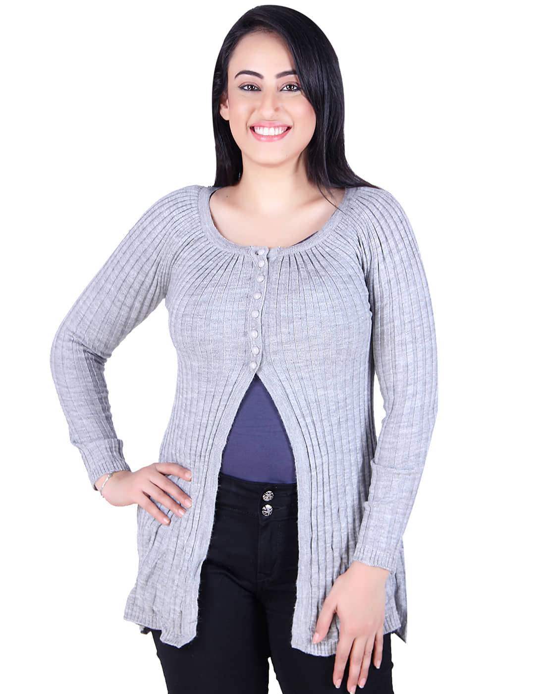 Ogarti Woollen Shrugs - Grey