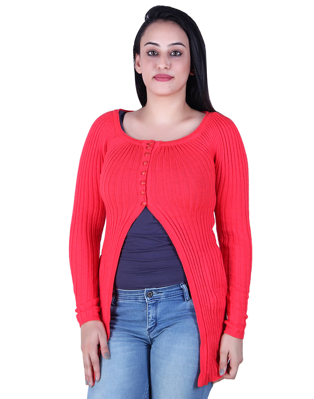 Ogarti Woollen Shrugs - Pink