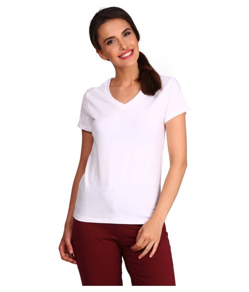     			Jockey Cotton Night T-Shirt - White
