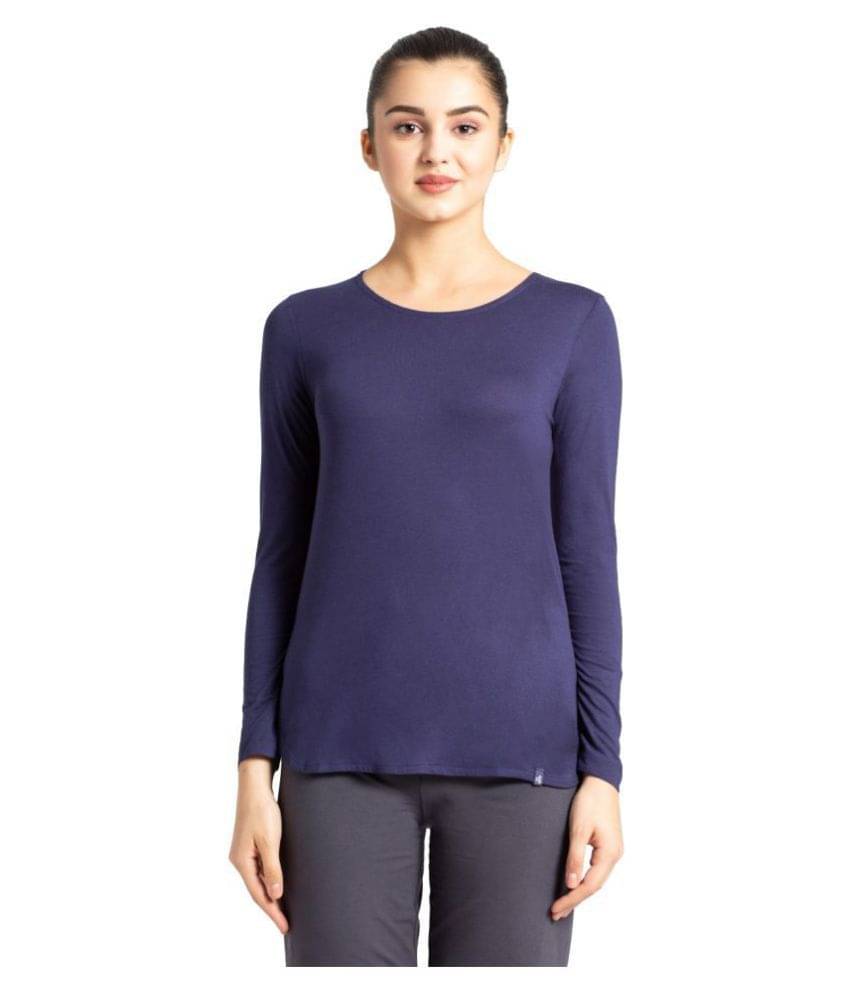     			Jockey Cotton Night T-Shirt - Navy