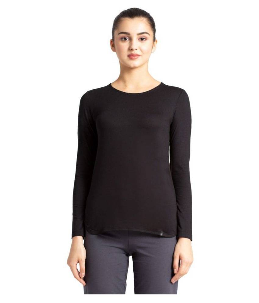     			Jockey Cotton Night T-Shirt - Black