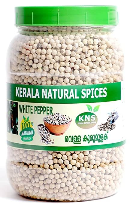 KERALA NATURAL SPICES - 500 gm Safed Mirchi (White Pepper) (Pack of 1) KERALA NATURAL SPICES - 500 gm Safed Mirchi (White Pepper) (Pack of 1)