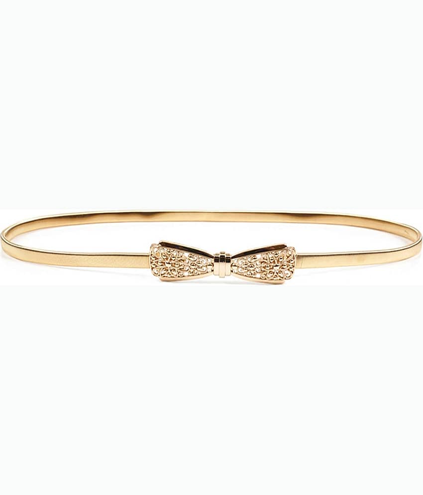 Romp Fashion Golden Cute Bowknot Stretchable Waist Belt for Girls and Women - Jewellery Sets | Buy online on ZillyBuy
