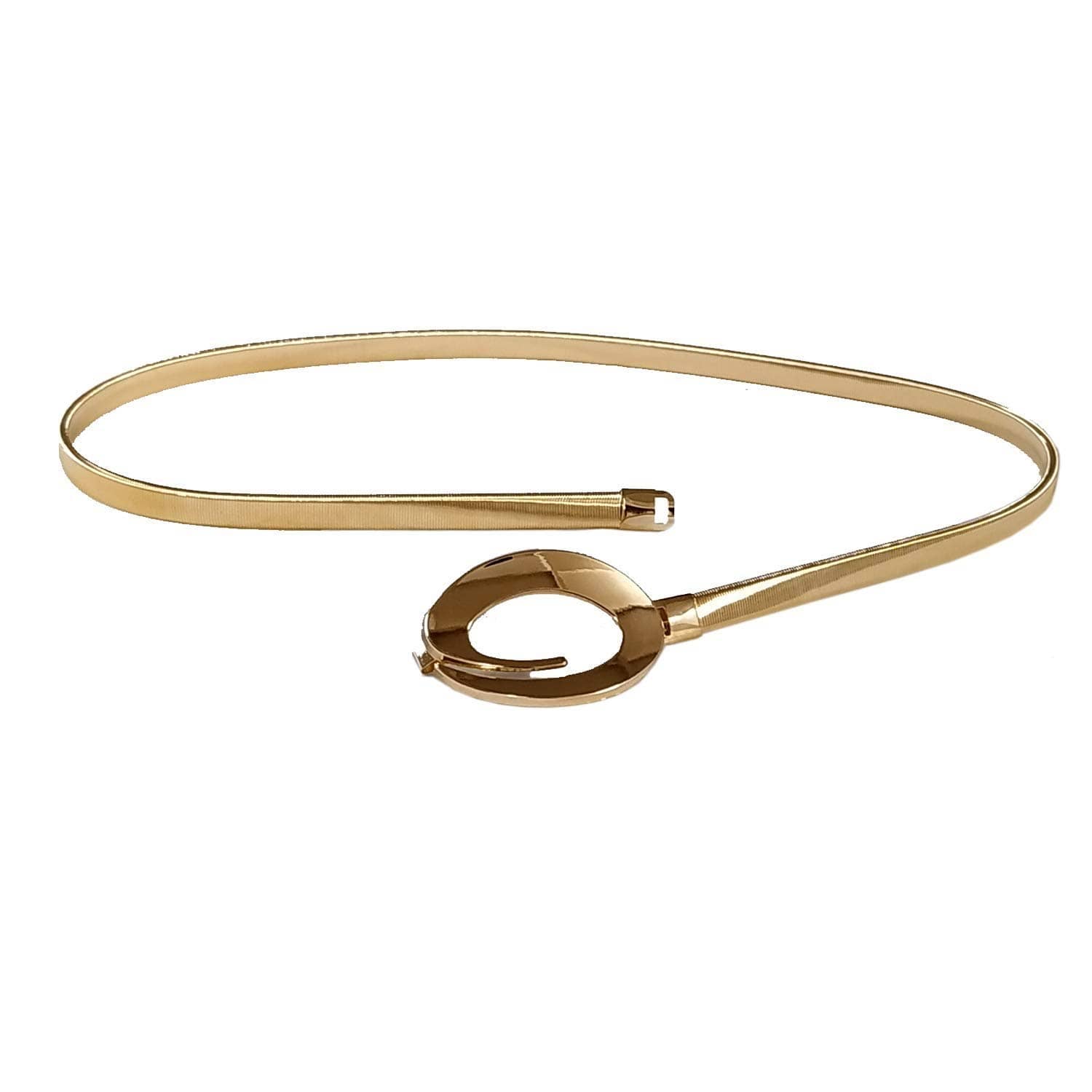 Romp Fashion Golden Stretchable Waist Chain Belt for Girls and Women…