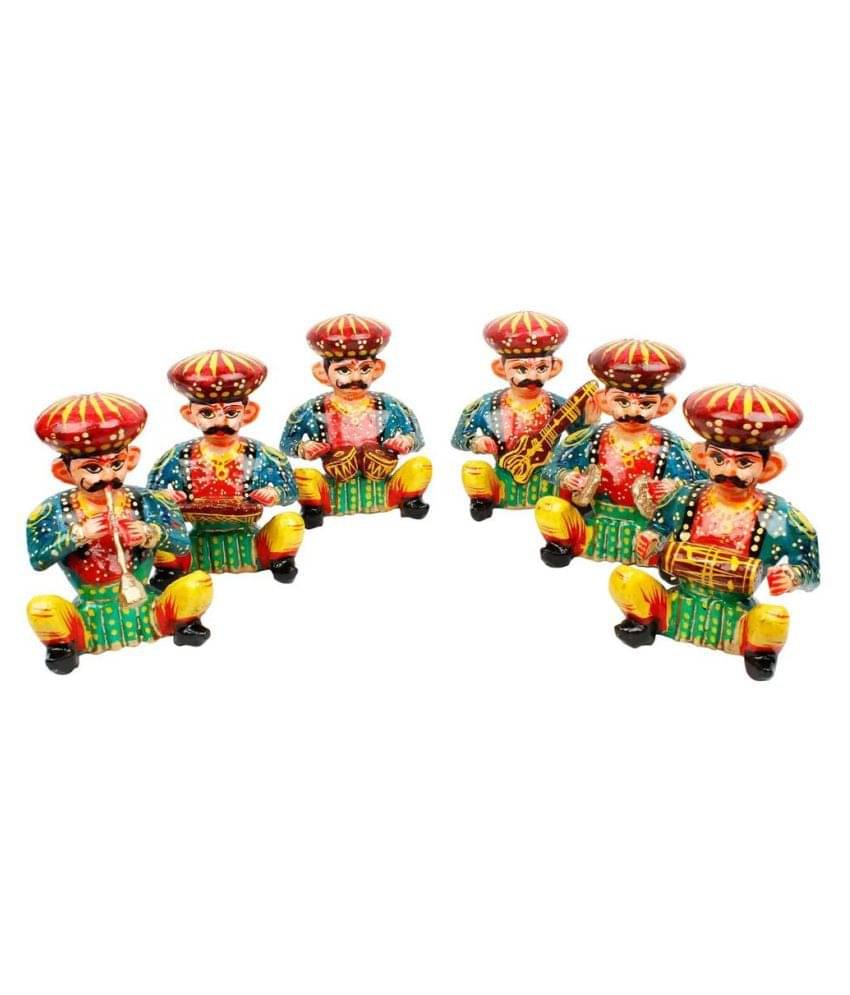 ASHISH UNIQUETREND Multicolour Wood Handicraft Showpiece - Pack of 1 ASHISH UNIQUETREND Multicolour Wood Handicraft Showpiece - Pack of 1