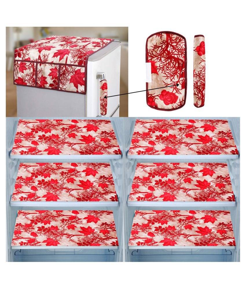 E-Retailer - Multicolor PVC Fridge Top Cover (Pack of 9) E-Retailer - Multicolor PVC Fridge Top Cover (Pack of 9)