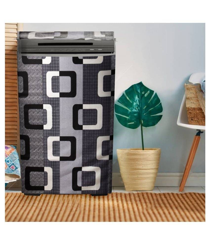 E-Retailer Single Polyester Black Washing Machine Cover for Universal Top Load E-Retailer Single Polyester Black Washing Machine Cover for Universal Top Load