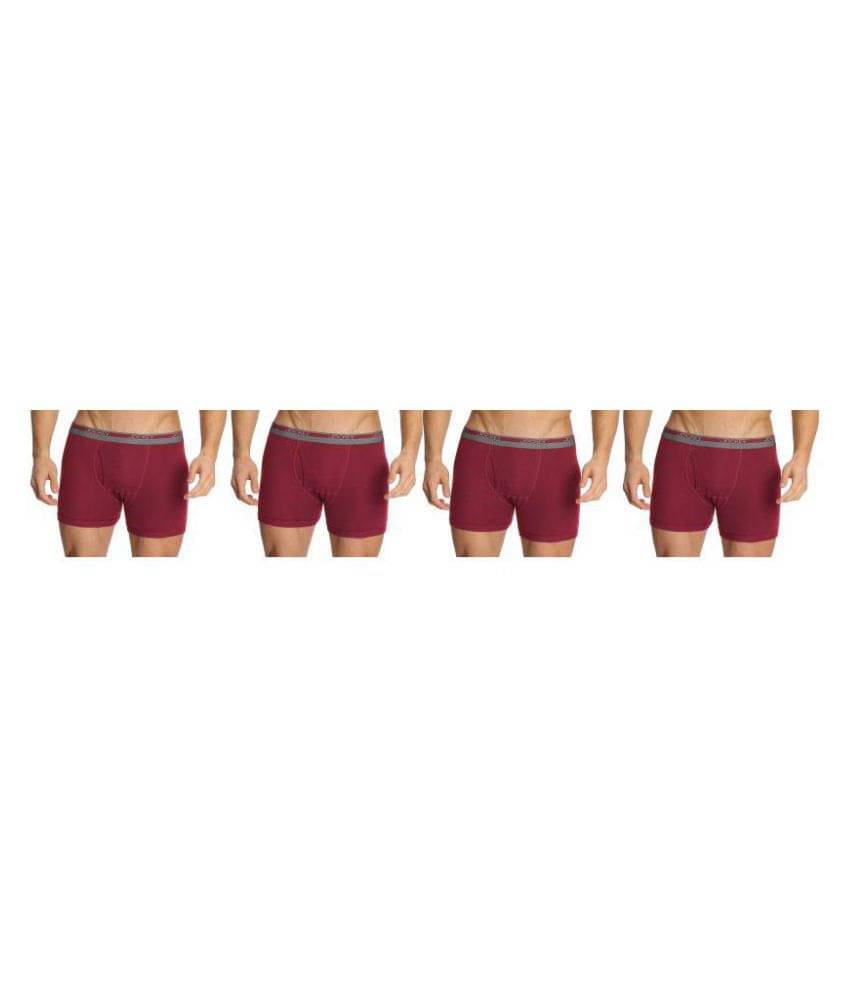     			Jockey Red Trunk Pack of 4