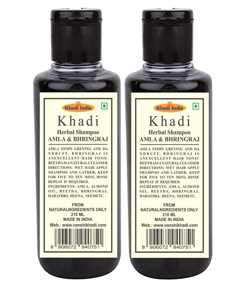     			Khadi Herbal Amla & bhringraj Shampoo 420 mL Pack of 2
