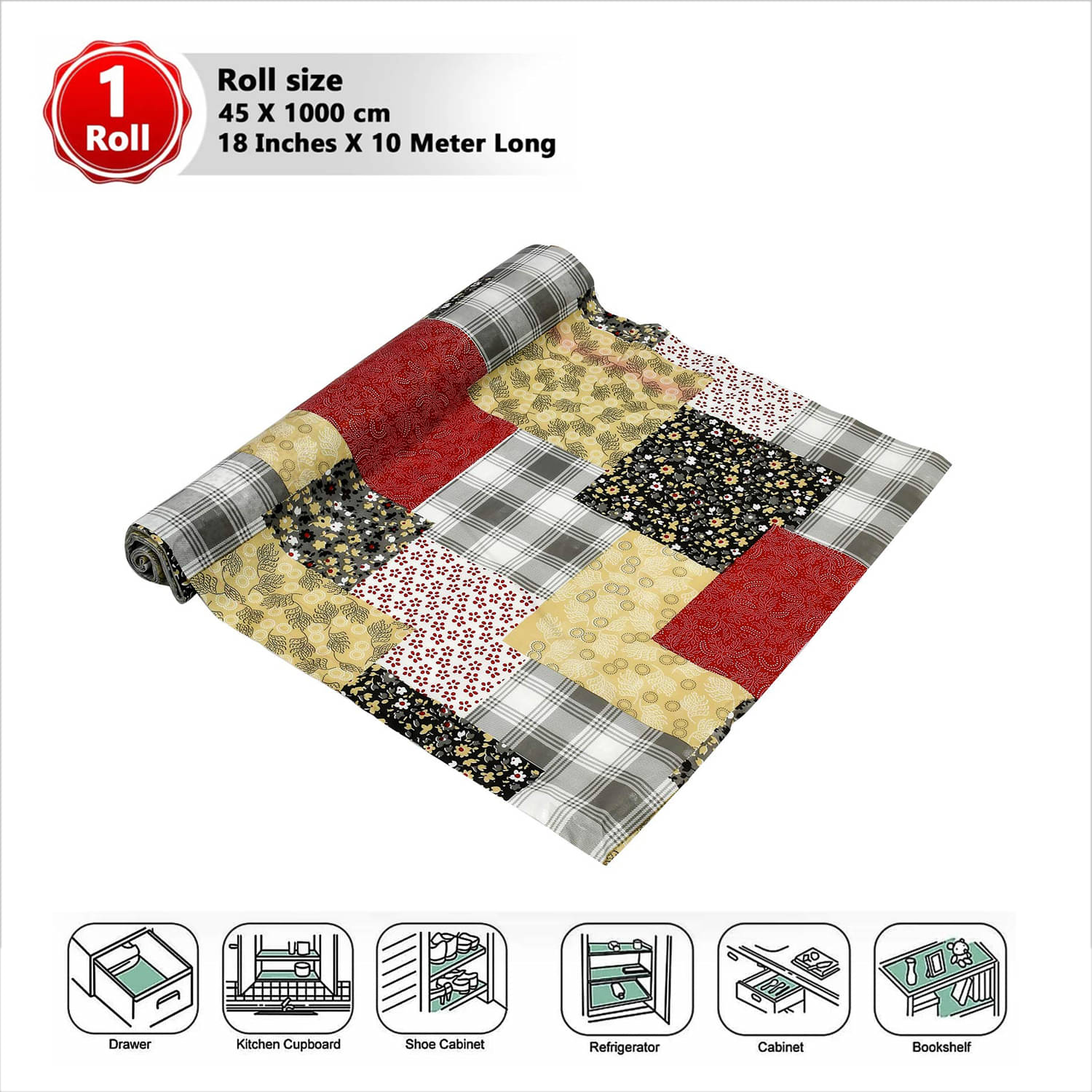     			E-Retailer Single PVC Multi Kitchen Shelf Cover Cover