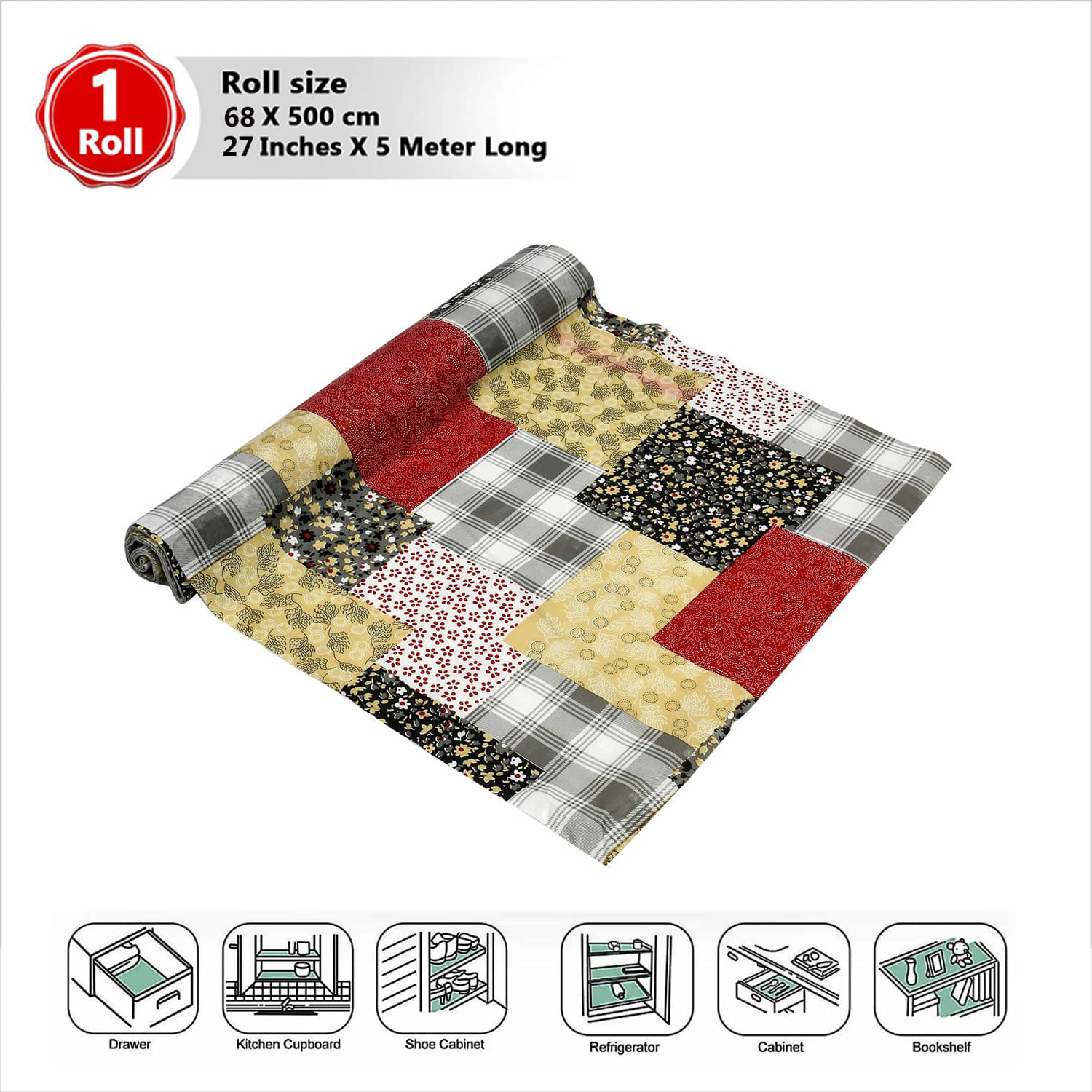    			E-Retailer Single PVC Multi Kitchen Shelf Cover Cover