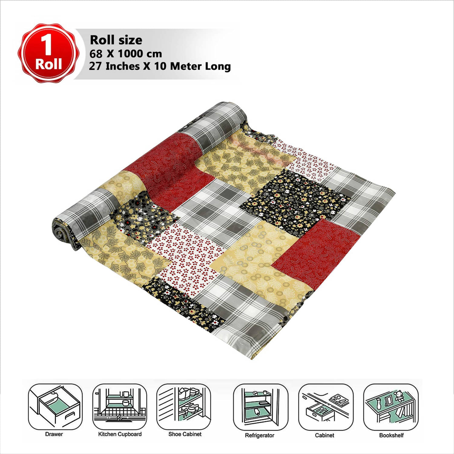     			E-Retailer Single PVC Multi Kitchen Shelf Cover Cover