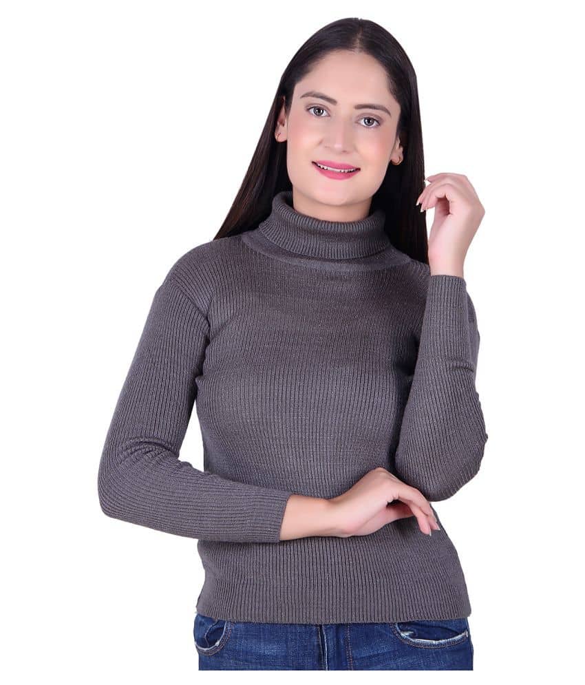 Ogarti Acrylic Grey Pullovers