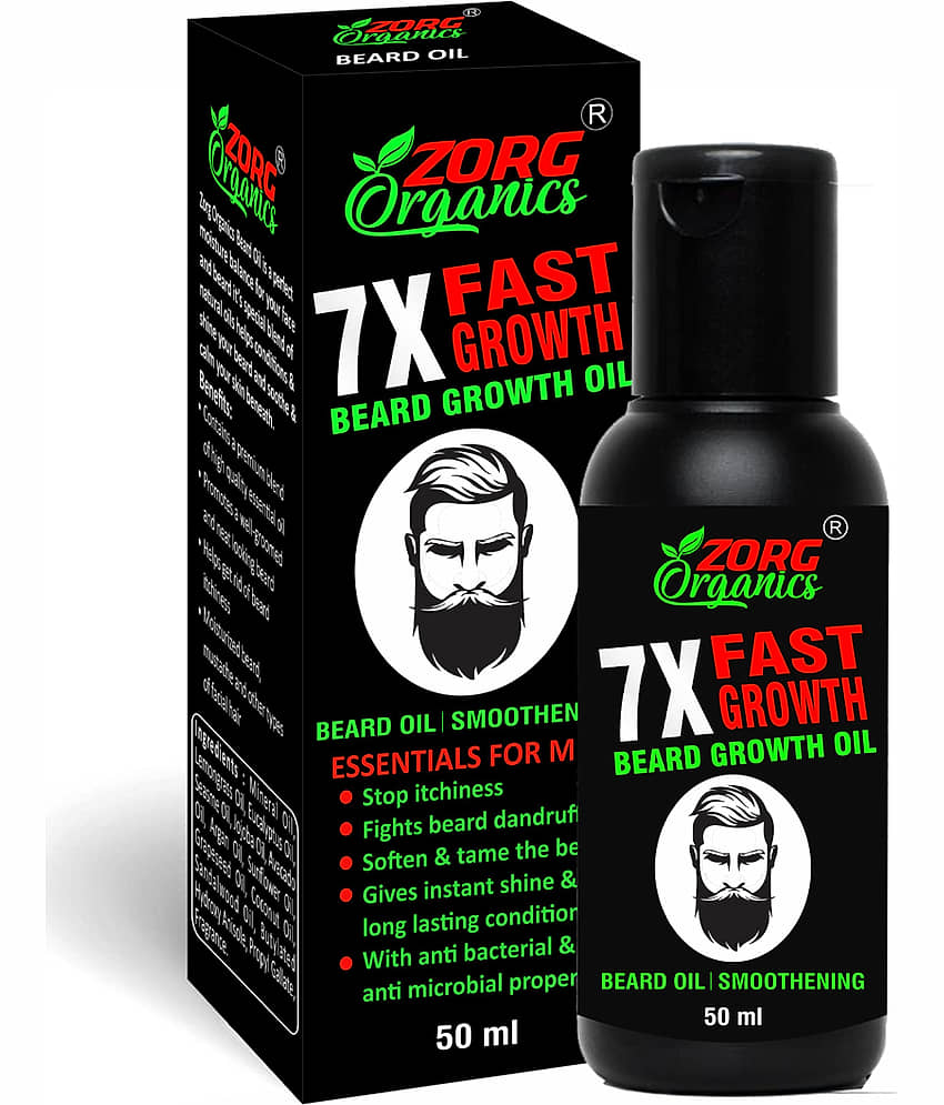 Zorg Organics 7X Fast Beard Oil Growth Oil 50 ml - Beard Care and Tools | Buy online on ZillyBuy