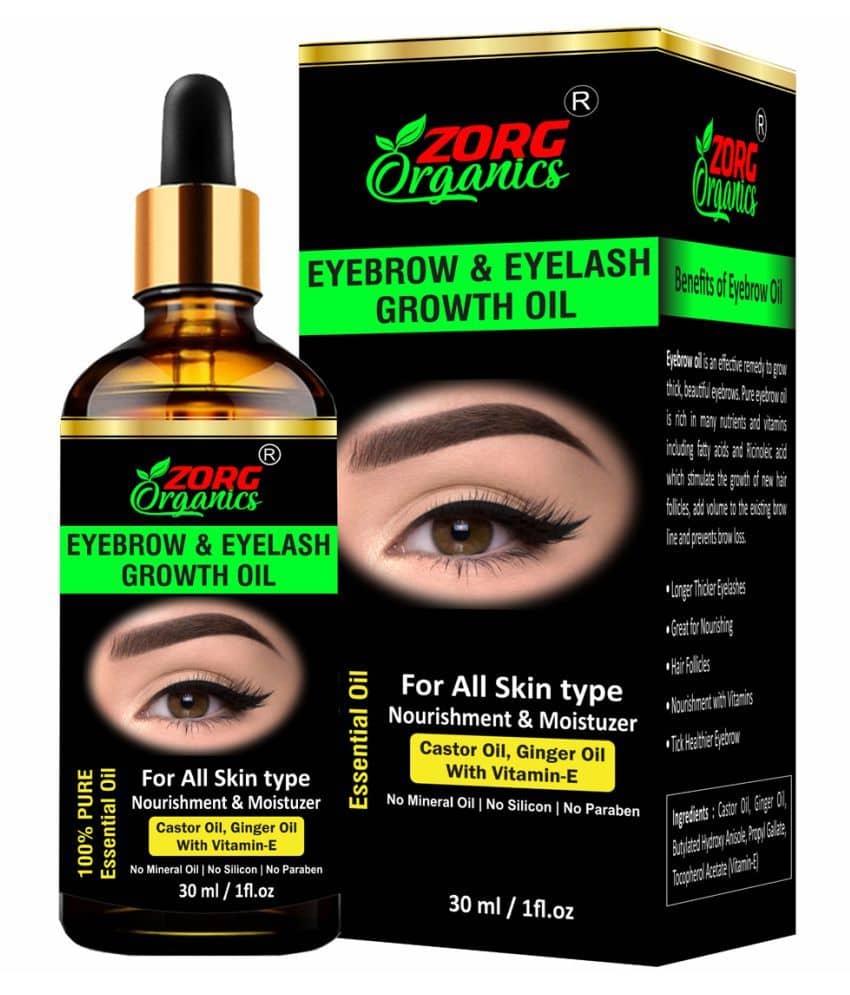 Zorg Organics Eyebrow & Eyelash Growth Oil for women EYEBROW OIL 30 mL