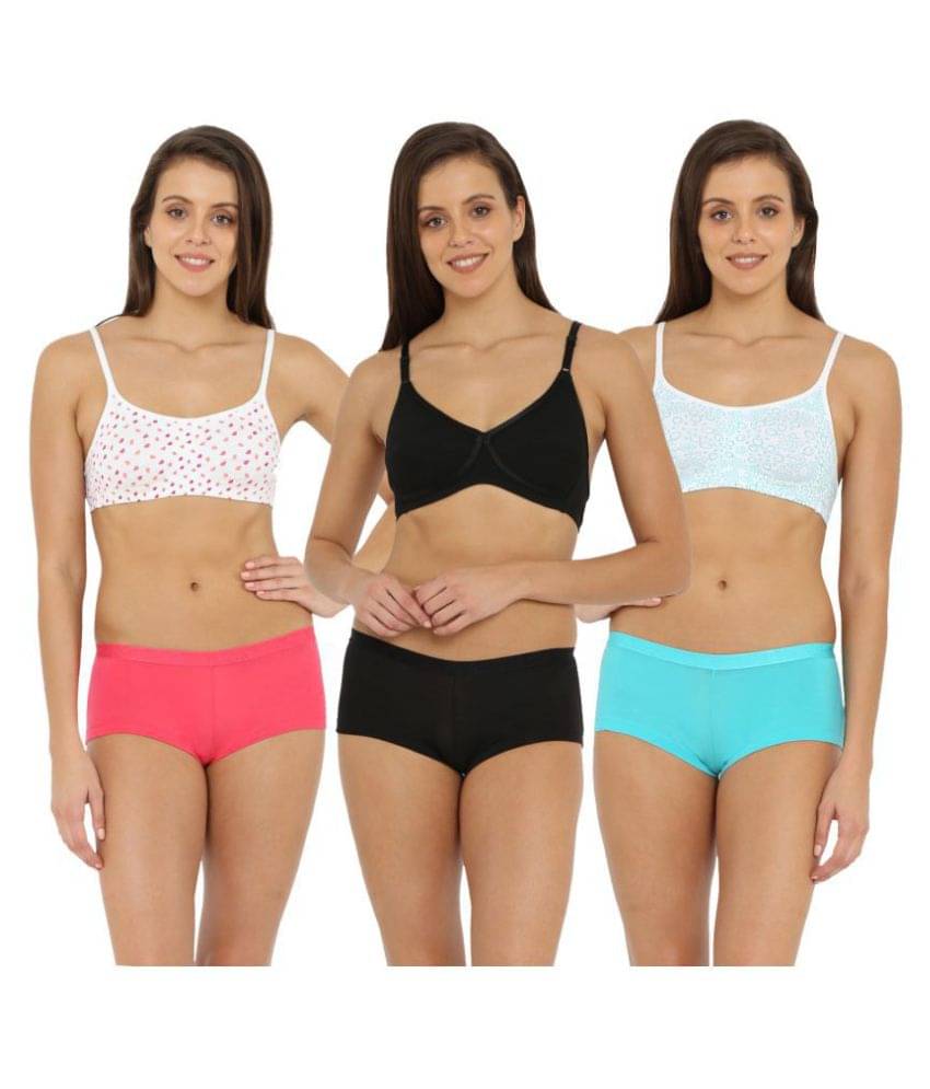 Jockey Cotton Lycra Boy Shorts     			Jockey Cotton Lycra Boy Shorts