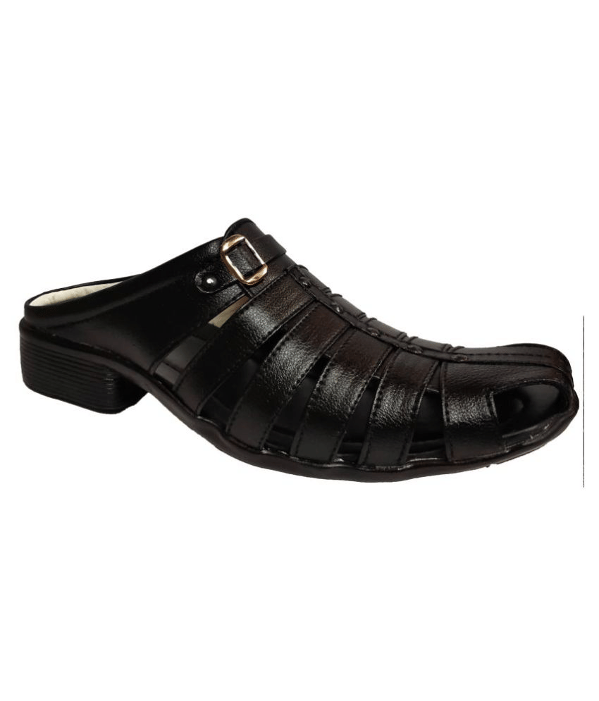 RAGE GAZE - Black  Men's Sandals