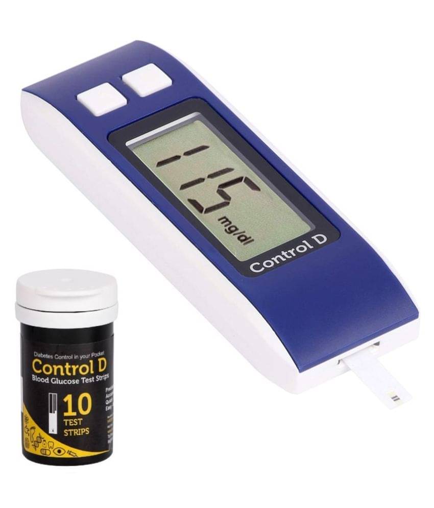 Control D Blueglucometer with 10 strips Control D Blueglucometer with 10 strips