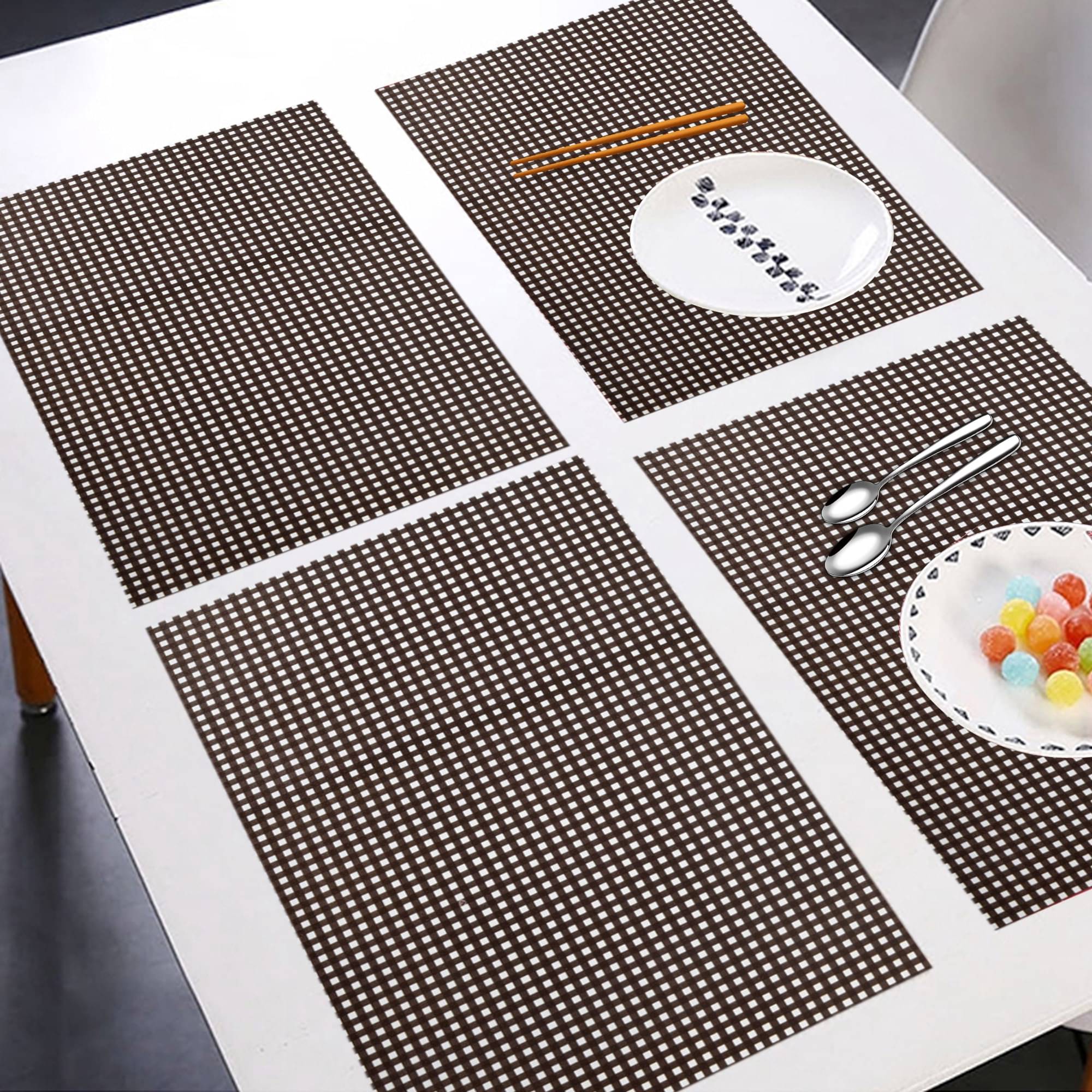 E-Retailer Set of 6 PVC Table Mats E-Retailer Set of 6 PVC Table Mats