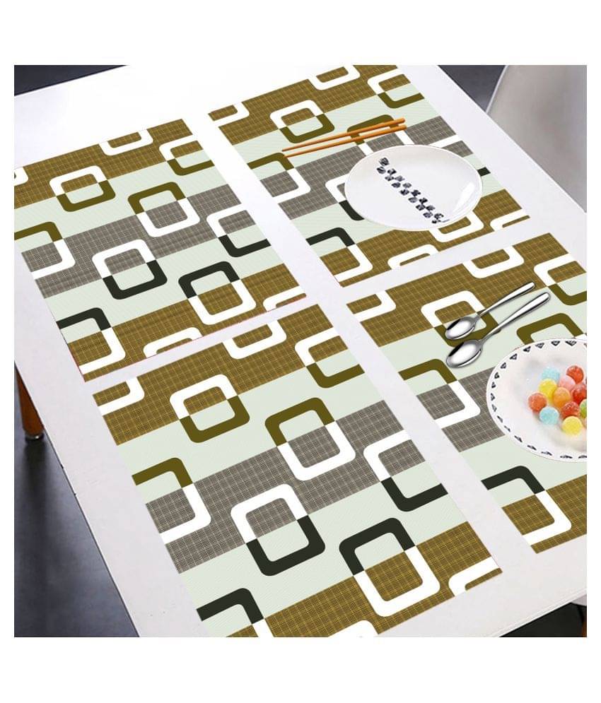     			E-Retailer Set of 6 PVC Table Mats