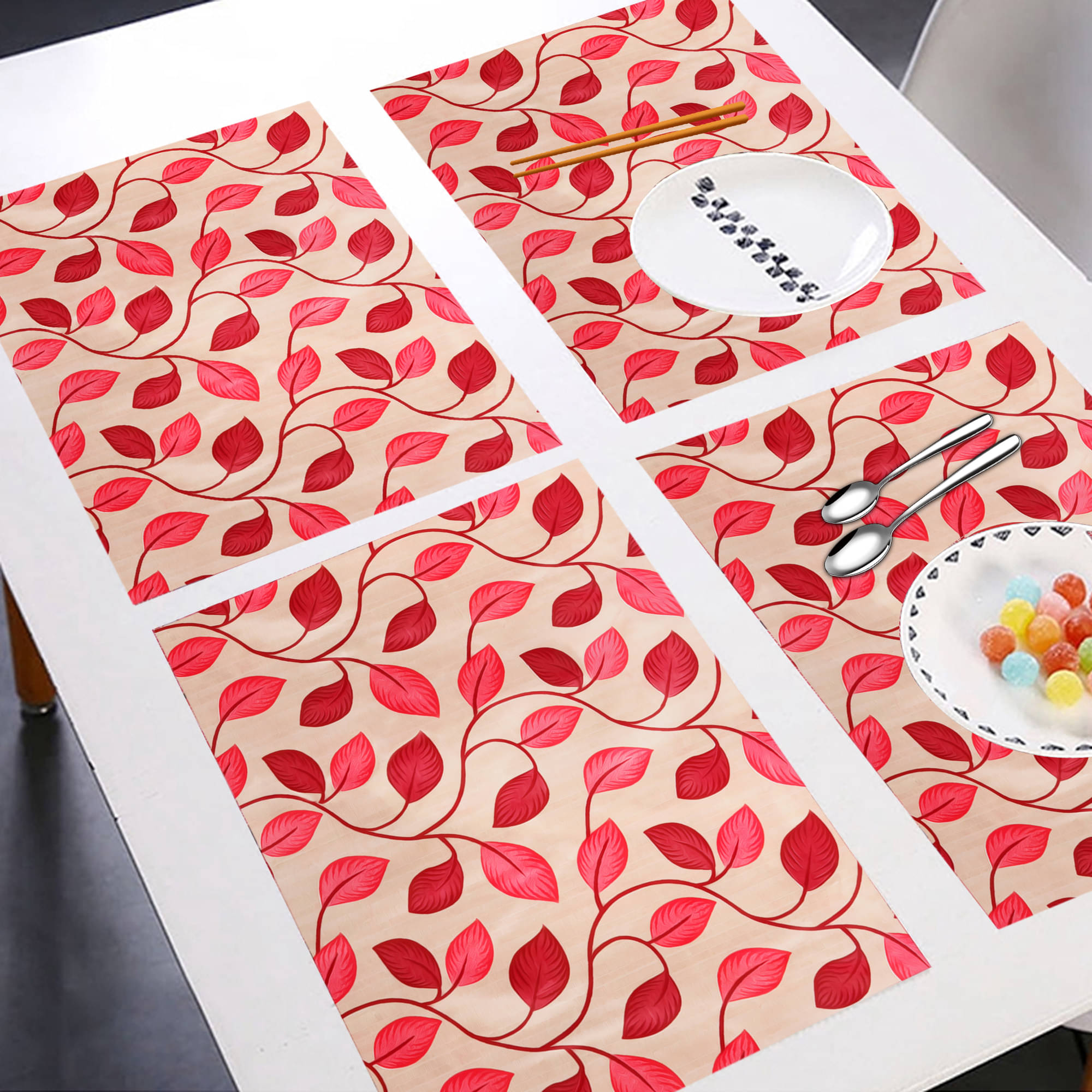     			E-Retailer Set of 6 PVC Table Mats