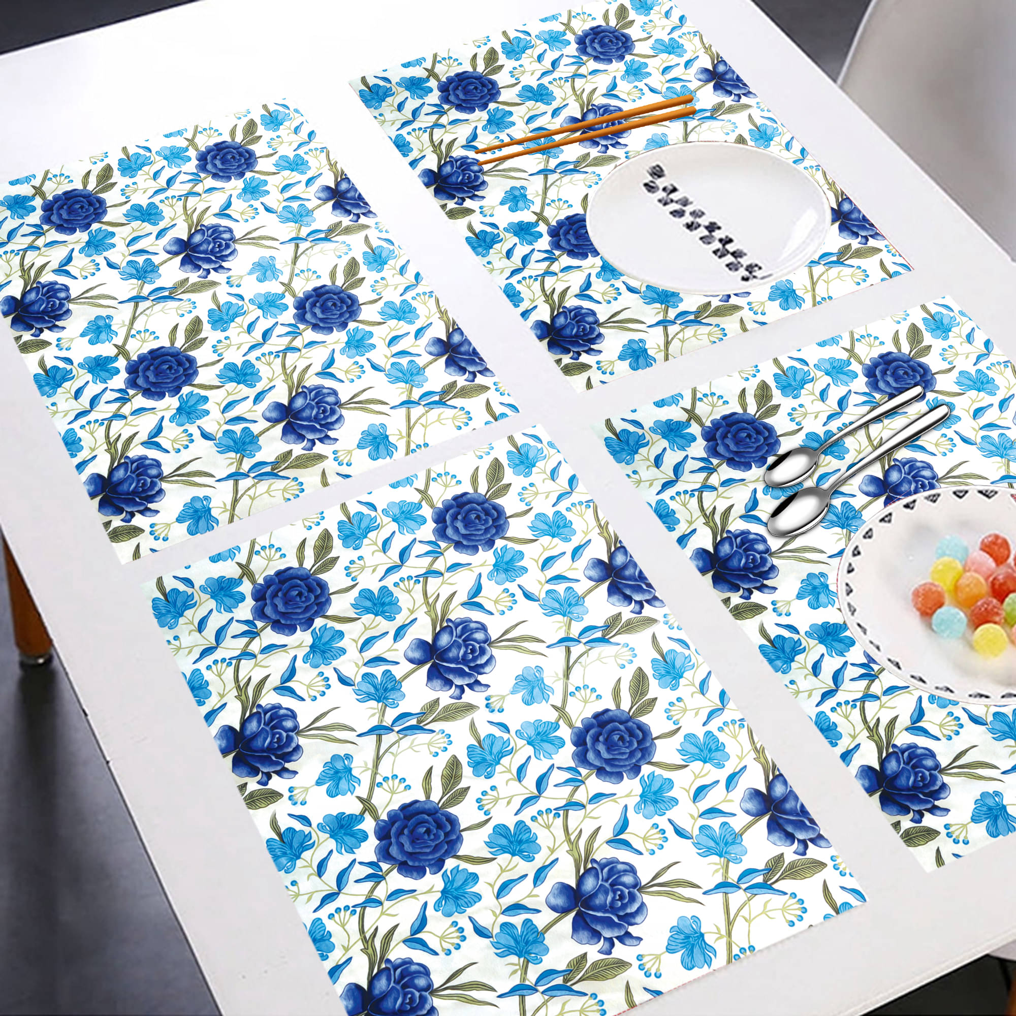     			E-Retailer Set of 6 PVC Table Mats