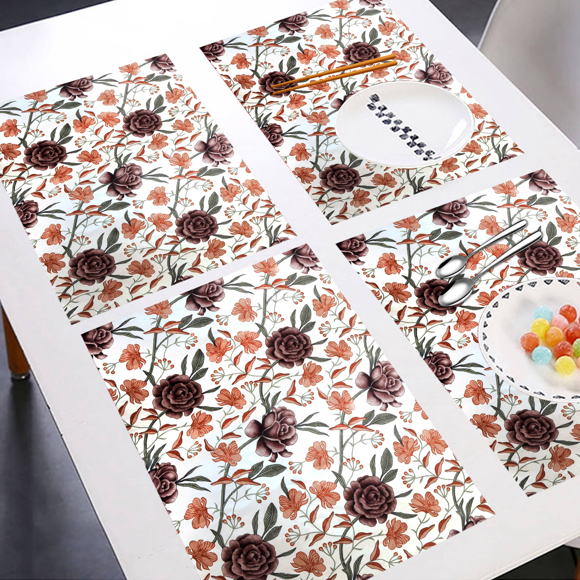 E-Retailer Set of 6 PVC Table Mats E-Retailer Set of 6 PVC Table Mats