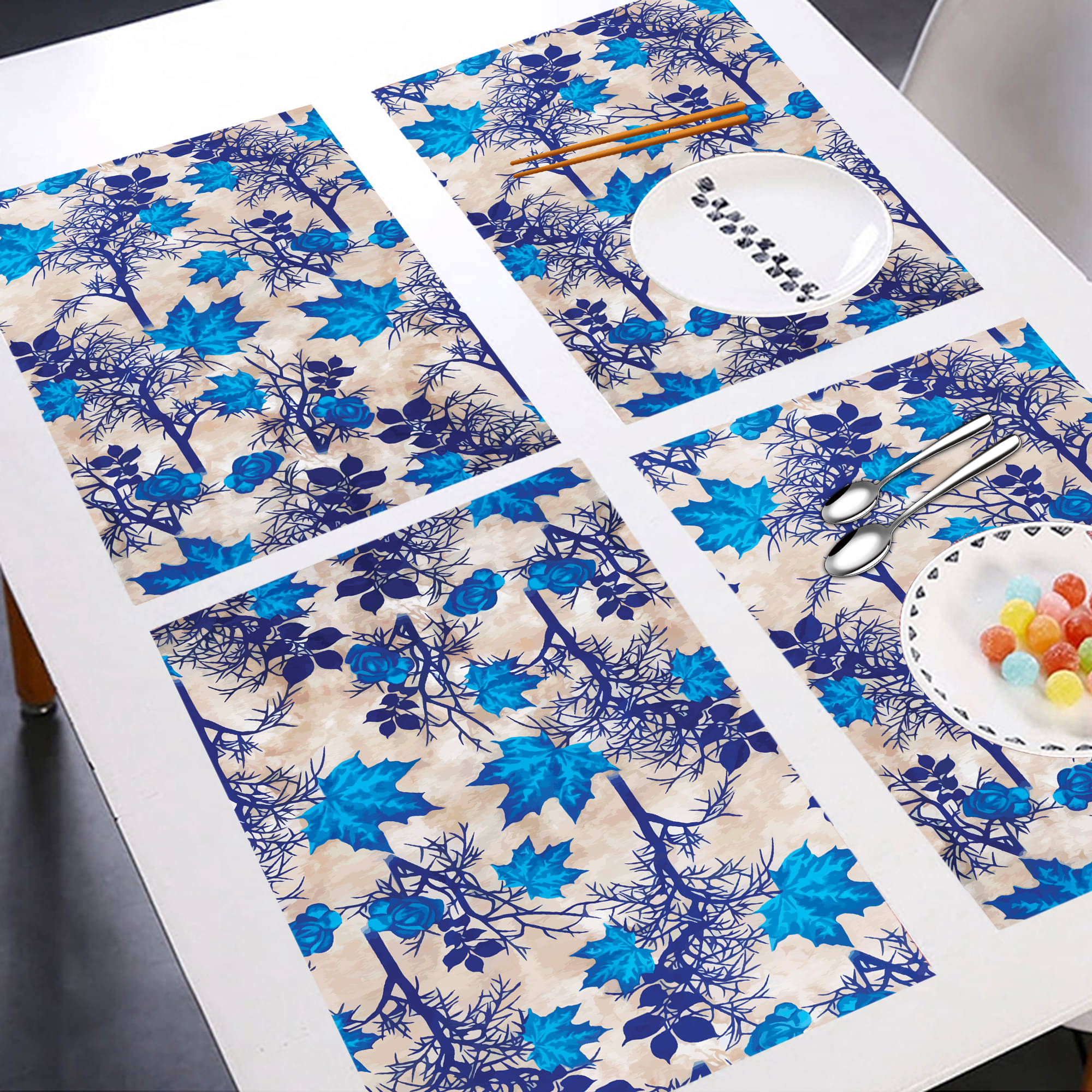 E-Retailer Set of 6 PVC Table Mats E-Retailer Set of 6 PVC Table Mats