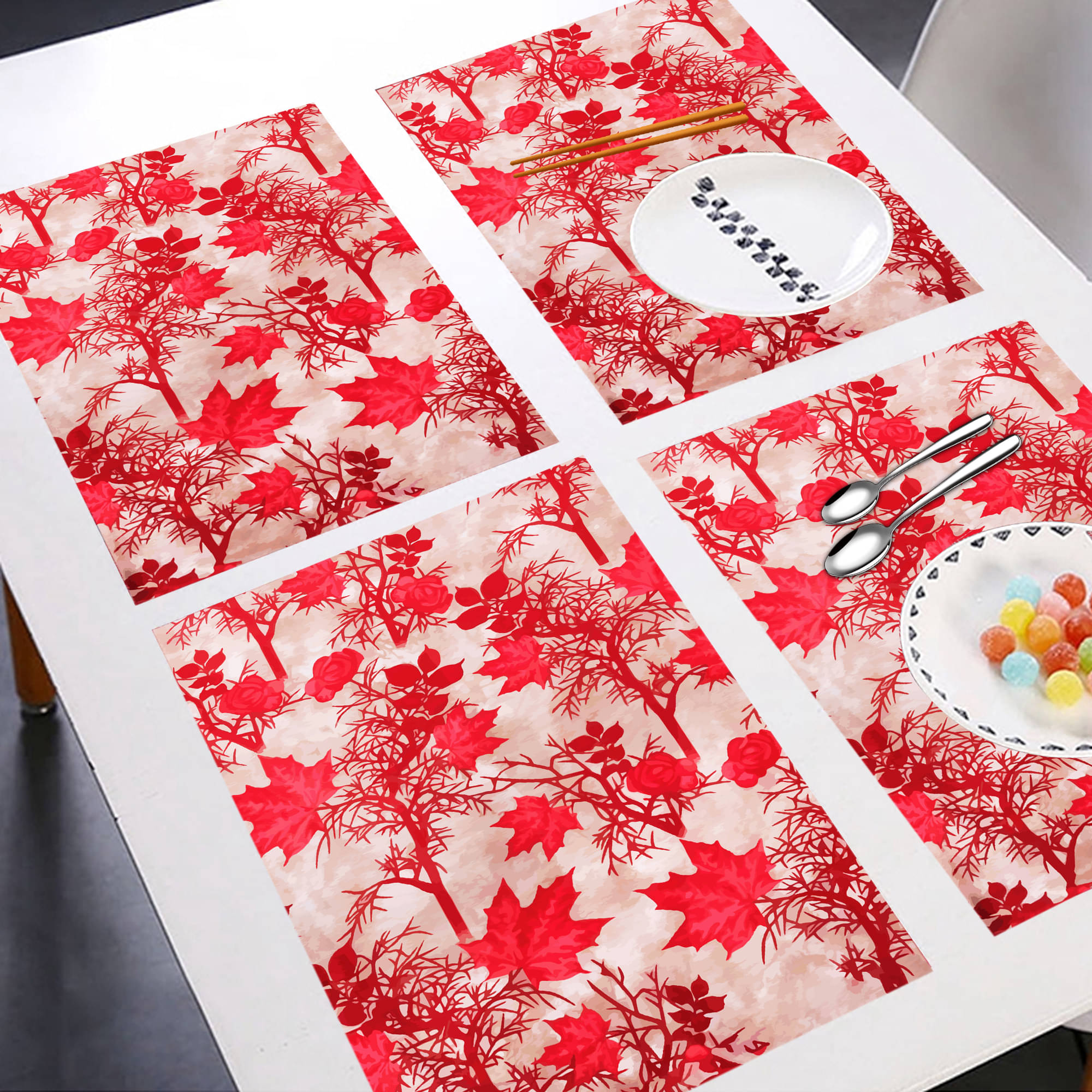E-Retailer Set of 6 PVC Table Mats E-Retailer Set of 6 PVC Table Mats