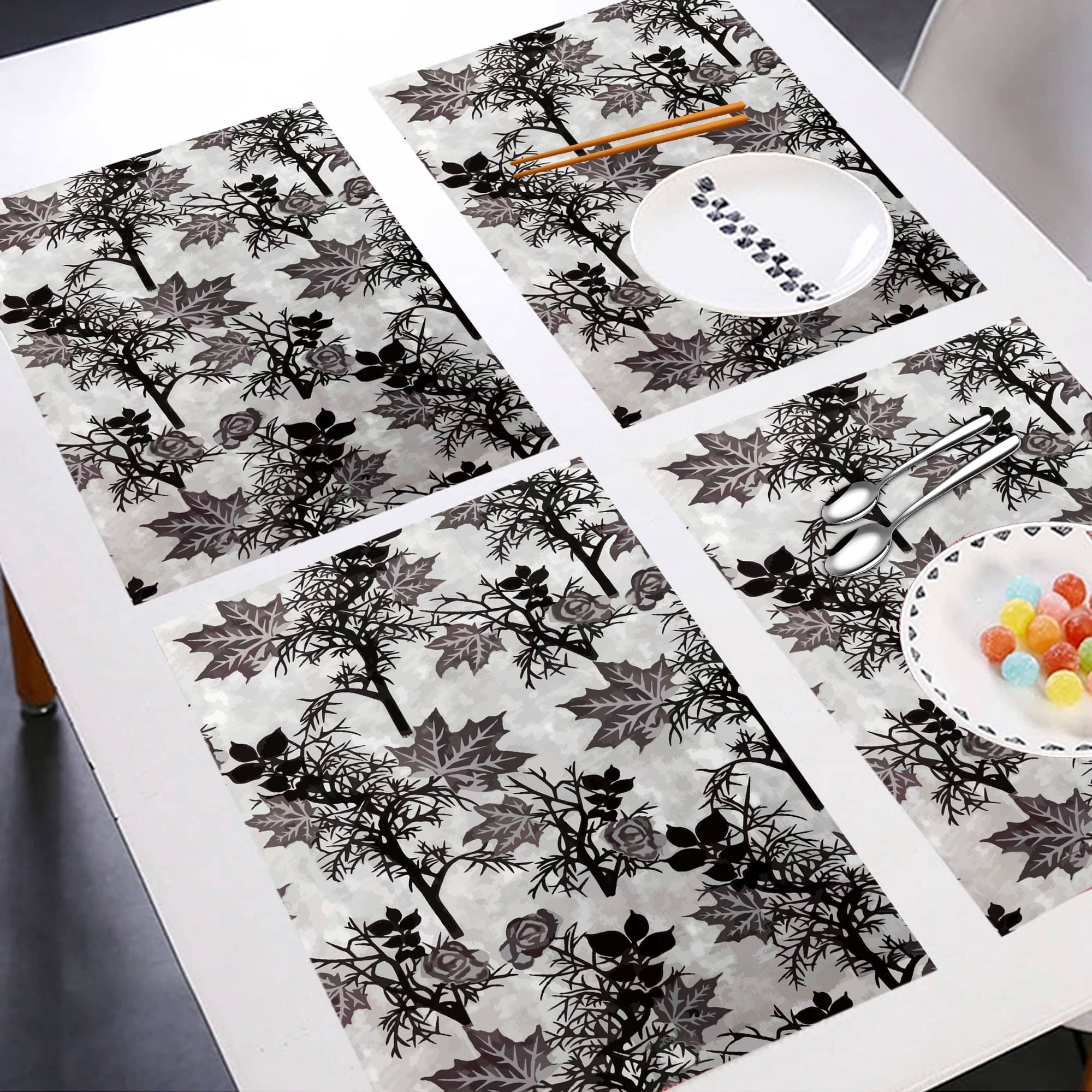 E-Retailer Set of 6 PVC Table Mats E-Retailer Set of 6 PVC Table Mats