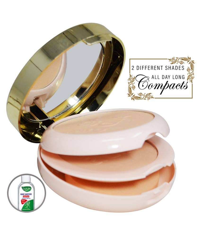     			ADS Oil Control Compact, (A-01127) Pressed Powder With Hand Cleanser Medium 30 g