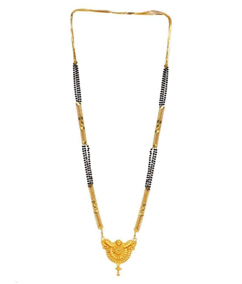 shankhraj mall - Golden Mangalsutra ( Pack of 1 )