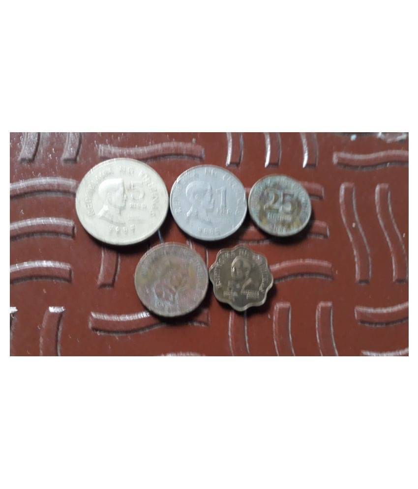     			5 ALL DIFFERRENT PIECES SET - PHILIPHINES