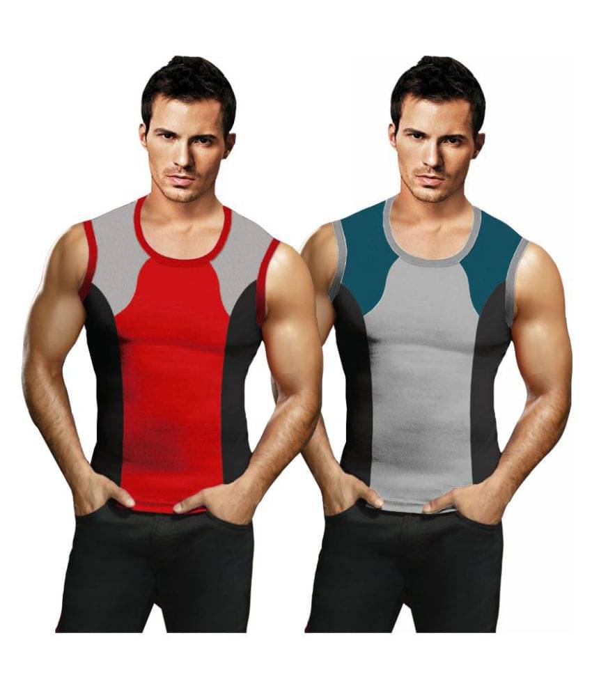    			Rupa Frontline Multi Sleeveless Vests Pack of 2